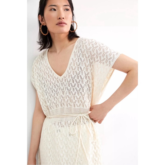 Anthropologie Pointelle Caftan NWT (One Size Fits all) - Picture 2 of 14